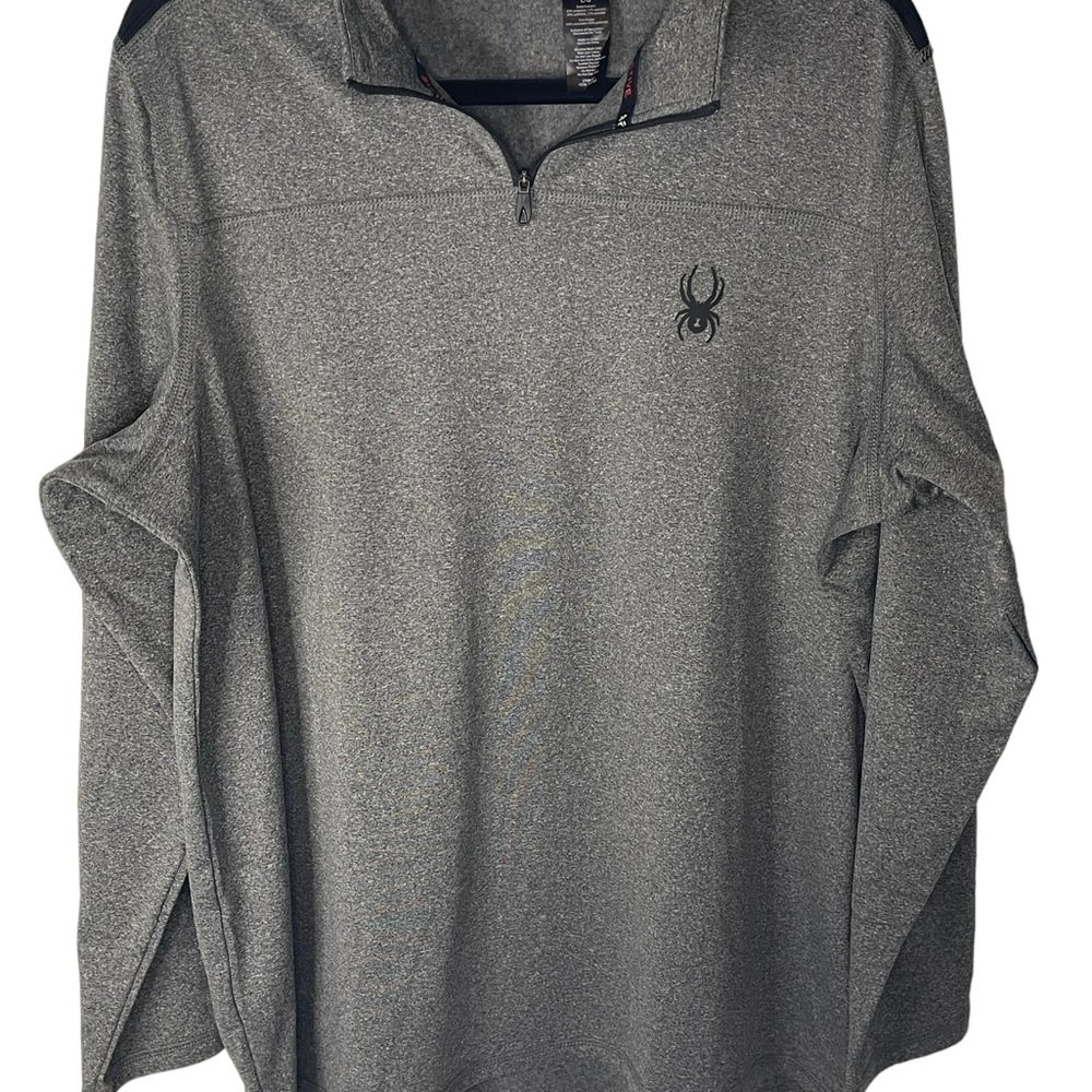Spyder‎ performace pullover with 1/4 zip large - Picture 3 of 7